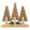 Glitzhome&#xAE; 14&#x22; Wooden Christmas Tree Countdown Calendar D&#xE9;cor